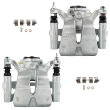 Rear Pair For 2014 -2021 JEEP CHEROKEE Brake Calipers w/ Bracket 18B5493 18B5492
