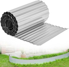 Ram&reg; Heavy Duty 5M Metres Galvanised Steel Lawn Edging Garden Plant Border