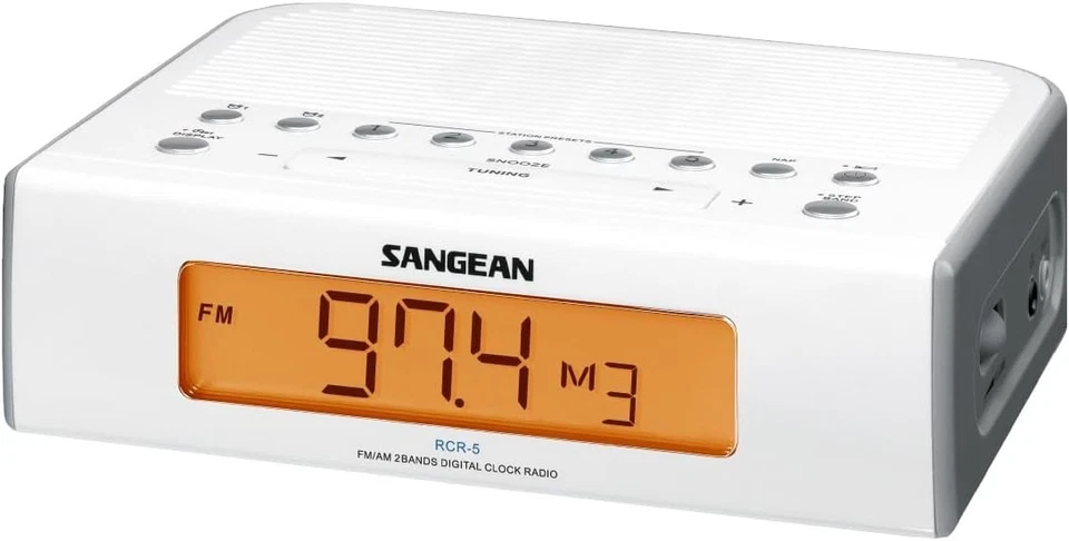 Smart Digital AM/FM Clock Radio with Easy Tuning & Stylish AC Adapter Included - Image 4 of 4