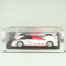 Spark Peugeot 908 Paris Salon 2006 1/43 White Red Diecast Model Car