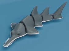 3d Printed Saw Shark