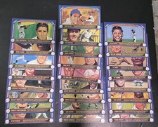 1982 Davco Hall of Fame Baseball Star Blue Set of 25 Oversized W/Bob Feller Auto