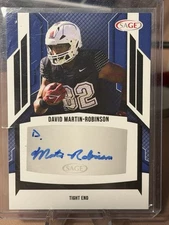 2024 SAGE HIT High Series Auto David Martin-Robinson #A-DMR Auto