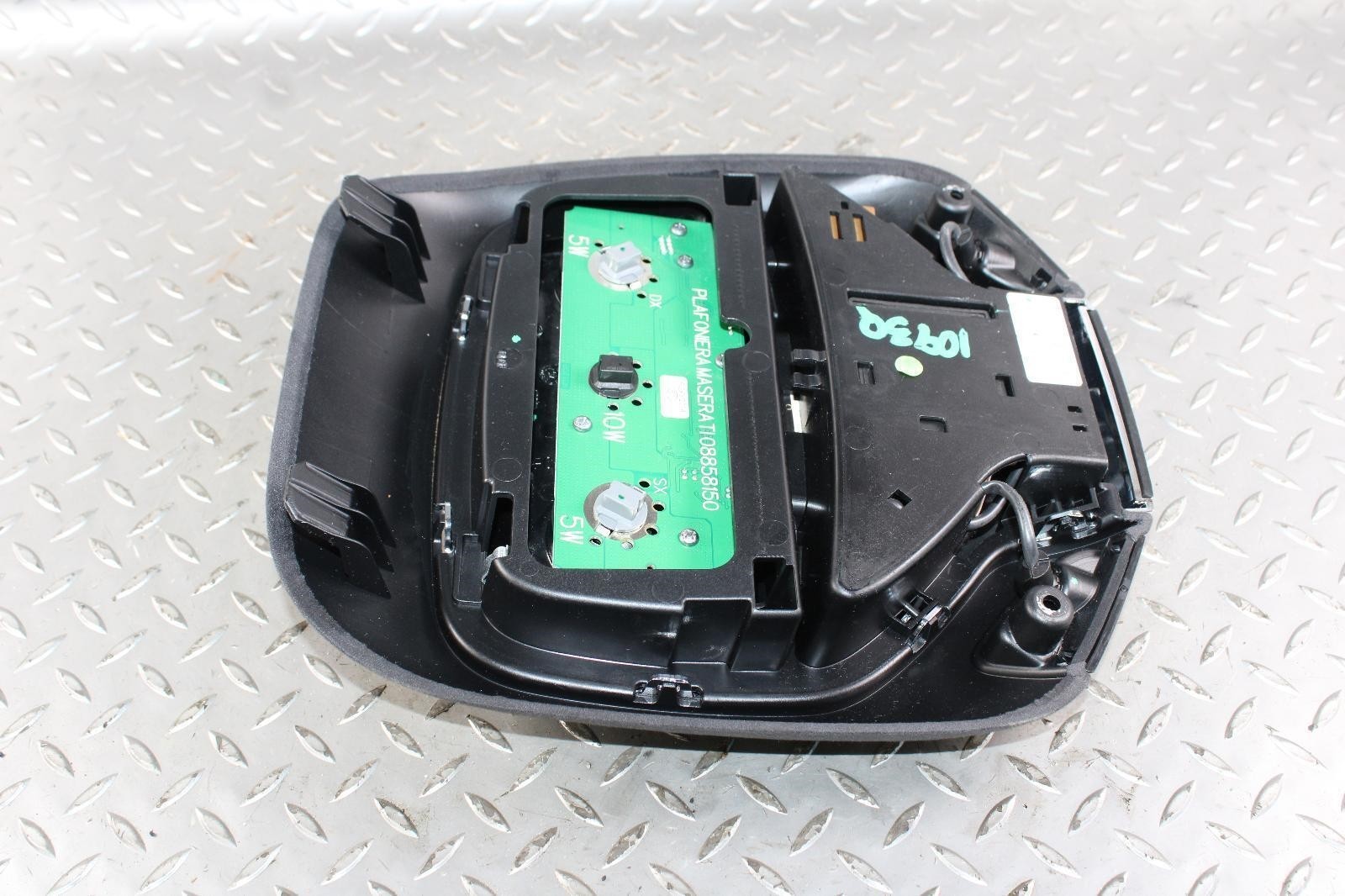 14-17 Ghibli Black Suede Overhead Roof Center Console Map Dome Lamps OEM Factory