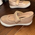 Preowned Polo Ralph Lauren Girls Size 4 1/2 Metallic Pink Mary Jane Shoes — photo 6