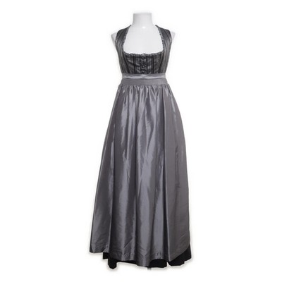 Isar-Trachten, Dirndl, Größe: 40, Schwarz/Grau, Damen #bsj