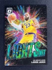 2024-25 Panini Donruss Optic LeBron James #9 Green Choice Lights Out Lakers /25