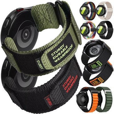Für Samsung Galaxy Watch FE 7 6 5 4 3 / Classic 42-47mm Armband Nylon Sport Band