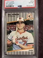 1989 Fleer - Billy Ripken #616 FF on Bat Knob