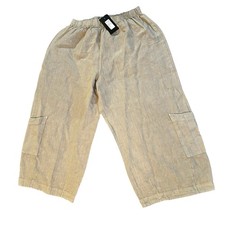 Bryn Walker NWT Daikon Linen CASBAH PANTS Pocket Pant SIZE XL Large