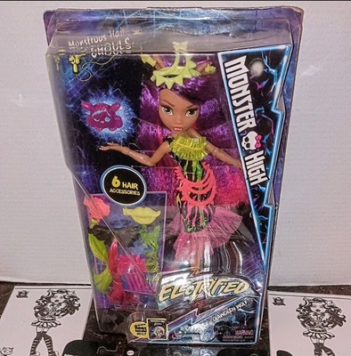 Monster High Electrified Clawdeen Wolf Monstrous Hair Ghouls Mattel NOS