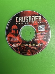 SEGA SATURN CRUSADER NO REMORSE - DISC & MANUAL - TESTED + WARRANTY