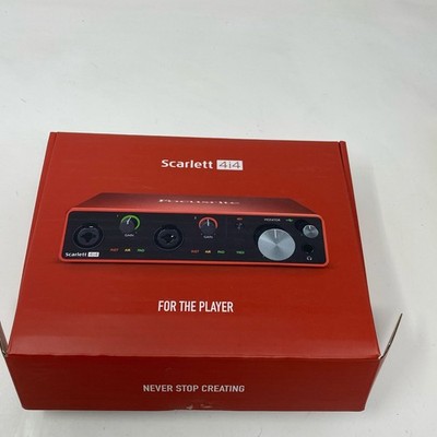 Focusrite Scarlett 4i4 3rd Gen USB Audio Interface - Red