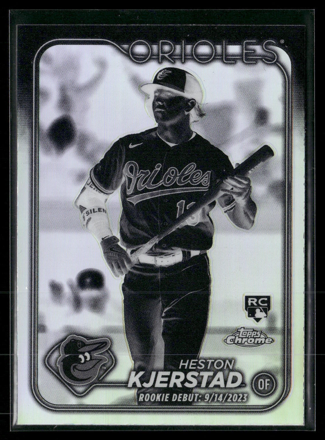 2024 Topps Chrome Update #USC120 Heston Kjerstad Negative Refractors