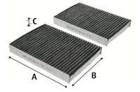 Filter Innenraumluft Valeo 715835 FÜR Alpina BMW Rolls Royce Innenraumfilter