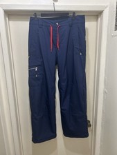 Spyder Ski Snowboard Pants Y2K Mens Size Large Snow Lined Blue Outdoor Gorpcore