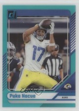 2024 Panini Clearly Donruss Teal Puka Nacua #31 0i8b