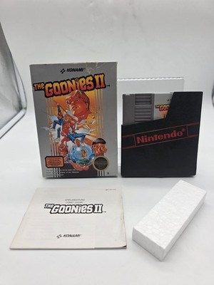 The Goonies II 2 Nintendo Nes Cib Ovp Box FRG