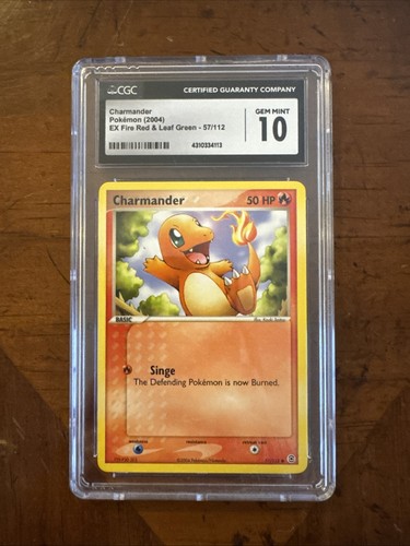Charmander graded CGC 10 for sale on eBay