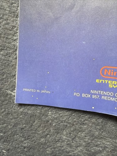 Control Deck - Nintendo NES - Manuel d'utilisation Guide uniquement REV-4 - Photo 6/9