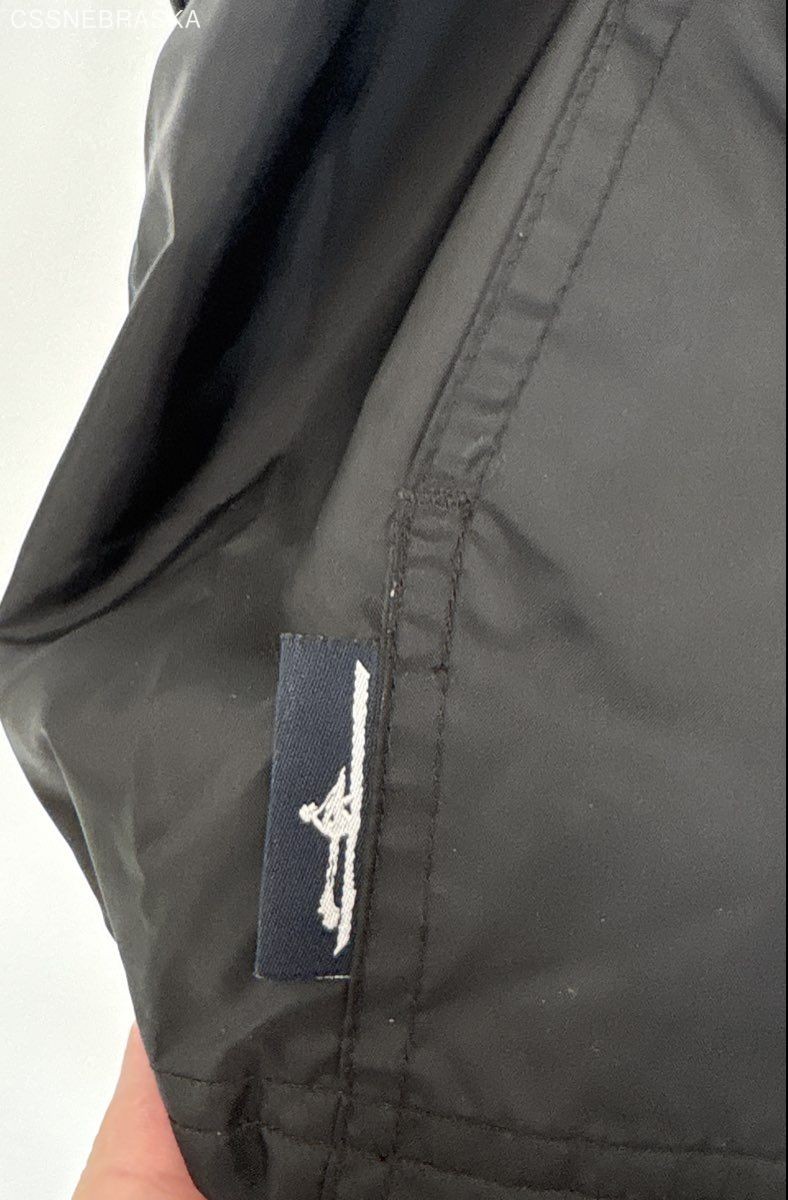 Charles River Black Zip Pullover Windbreaker Jack… - image 2