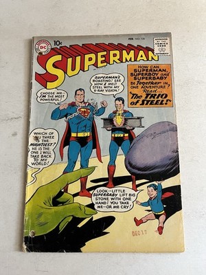 SUPERMAN #135 DC 1960 KEY 1st App. Ronal 2nd Lori Lemaris GD/VG 3.0 Hole Punched