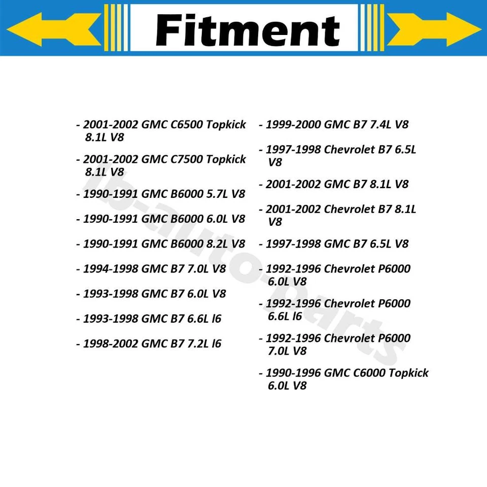 4x Manguera de freno delantera trasera para GMC C7500 Topkick 8,1 L 2001-2002 Foto 3 de 4
