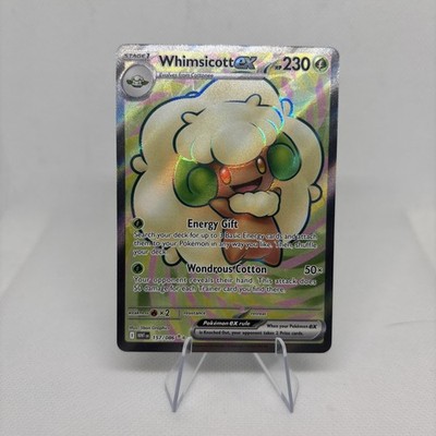 Whimsicott ex 157/086 - Sv: White Flare Holo NM