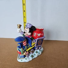 VTG Disney It`s a Small World Holiday 1994 Christmas Flyer Mickey Candle Holder