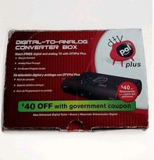DTV PAL Plus Receiver Digital 2 Analog Converter Enhanced Digital Tuner With Box
