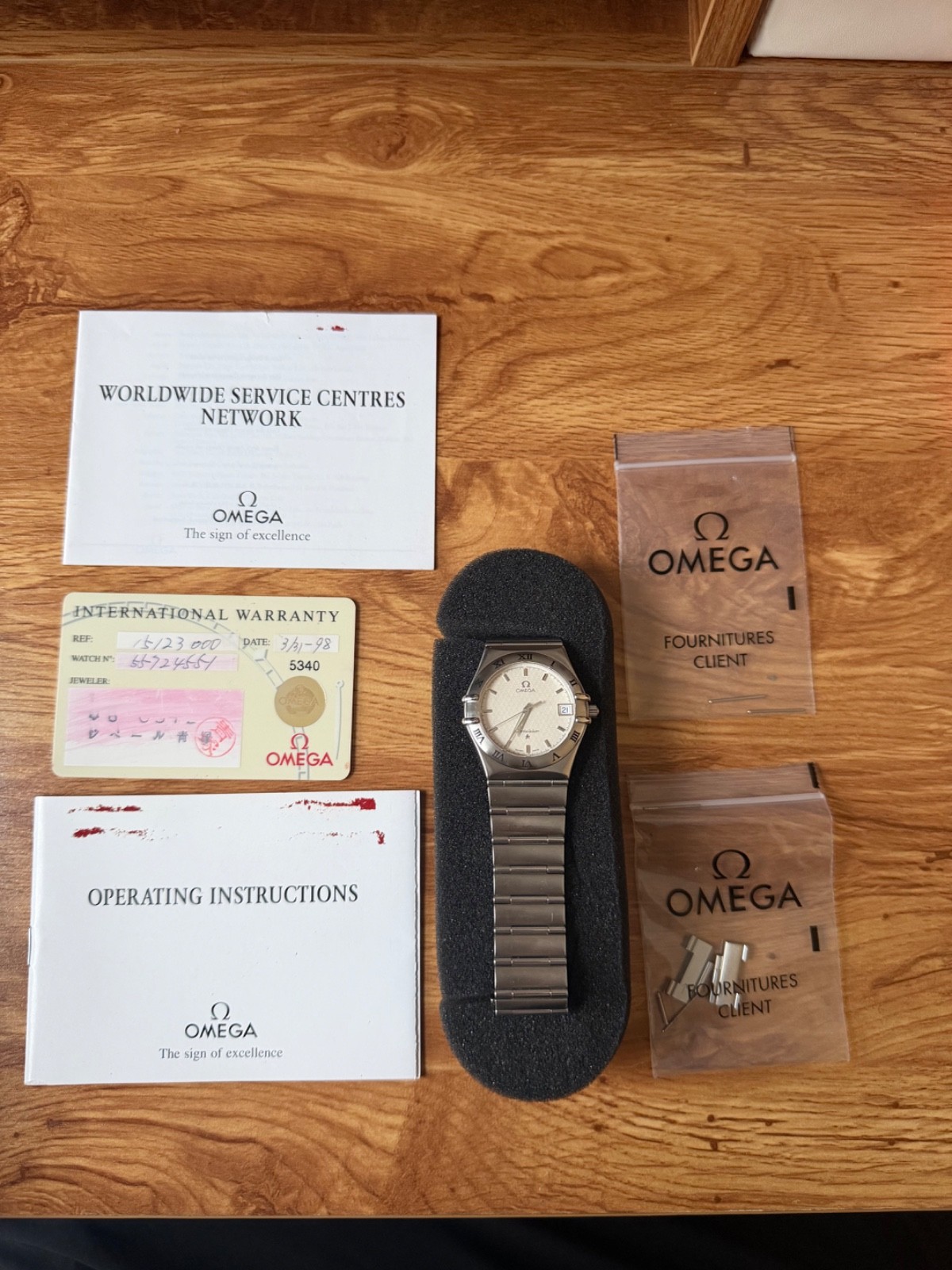 OMEGA Constellation 1512.30 33.5mm Quartz + Papers (Excellent Condition)