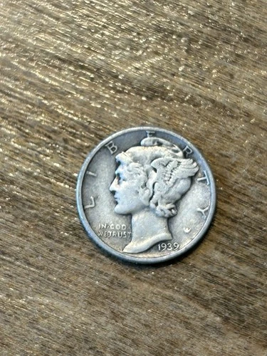 1939 Mercury Dime VF