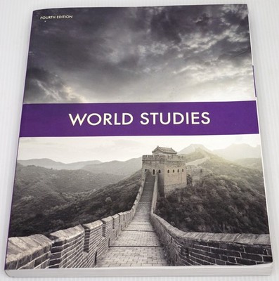 BJU Press World Studies Fourth Edition 2017 Softcover Christian Homeschool