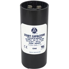 Appli Parts Motor Start Capacitor 340-408 Mfd microfarads uF 110-125 VAC Univ...