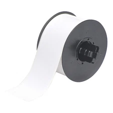 BRADY B30C-2250-549-WT Tape,White,100 ft. L,2-1/4 In. W 6XHE5