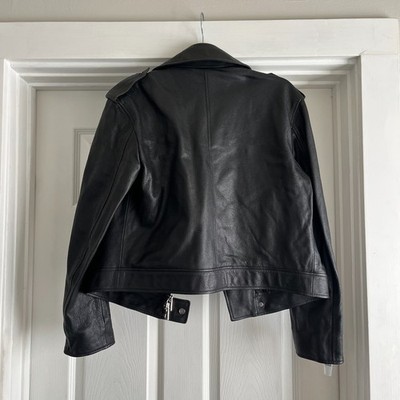 Christian Dior Leather Biker Jacket FR Size 40 | eBay