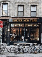 Holzschild 40X30 Cm Coffee New York Kaffee Deko Geschenk Holz Schild