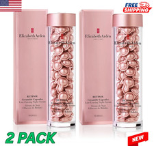 2 Pack New - Elizabeth Arden Retinol Ceramide Capsules Night Serum 90 Caps