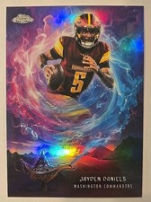 2025 Topps Chrome JAYDEN DANIELS Game Genies GG-10 CASE HIT SSP 🔥 RC QB INVEST