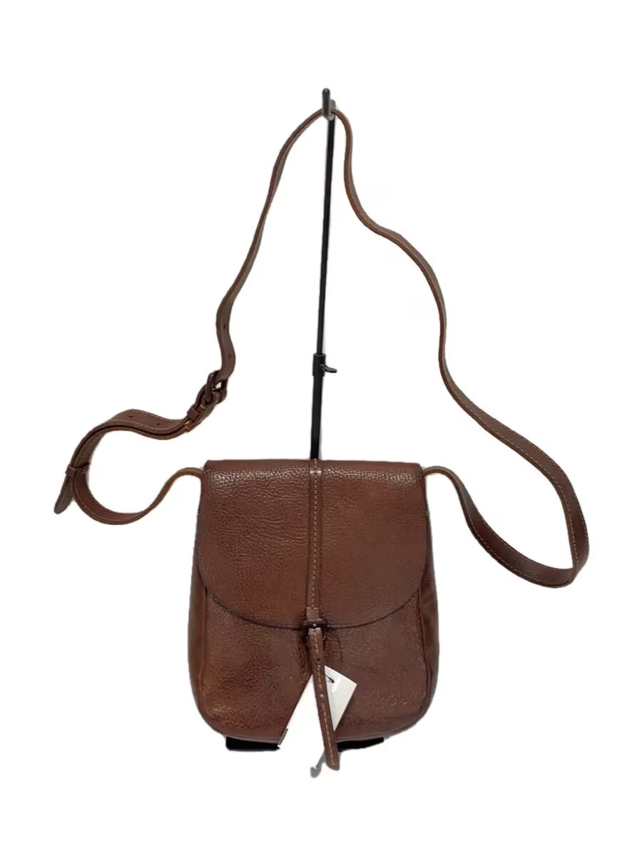GENTEN Tosca Shoulder Bag in Brown Leather