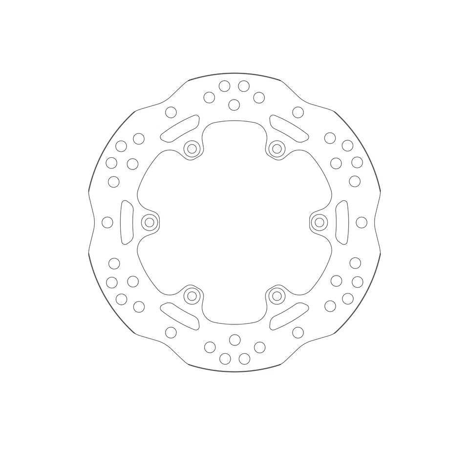 Brake Disc for KTM 520 EXC RACING 2001-2002 Rear Upgrade SBS — 第 2/4 张图片