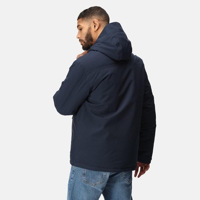 Regatta Navigate navy/grey men's waterproof insulated recycled jacket #TRA253