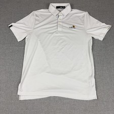 RLX Ralph Lauren Polo Shirt Mens S White Polyester Jersey Golf Short Sleeve