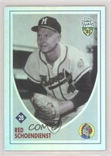 2002 Topps Super Teams Retrofractor 982/1957 Red Schoendienst #32 HOF fm0