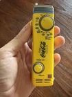 Vintage Coca-Cola AM/FM Pocket Radio Enjoy Coca-Cola Promo Yellow Works