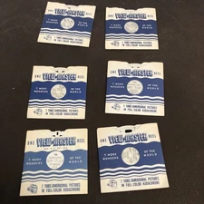 Vintage View Master Slide Picture Reels Oregon Lot Of 6 Scenic Parks Mount More