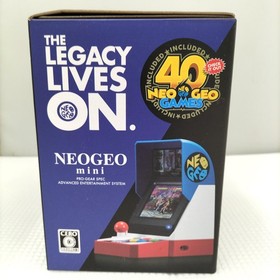 SNK Neo Geo Mini FM1J2X1800 Console 40 Games Japanese Version