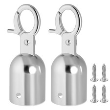 2 Pcs Decking Rope Fittings Guardrail Cord End with Hook