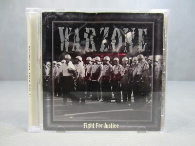 Warzone  ''Fight for Justice'' CD 1997 Victory Records Chicago
