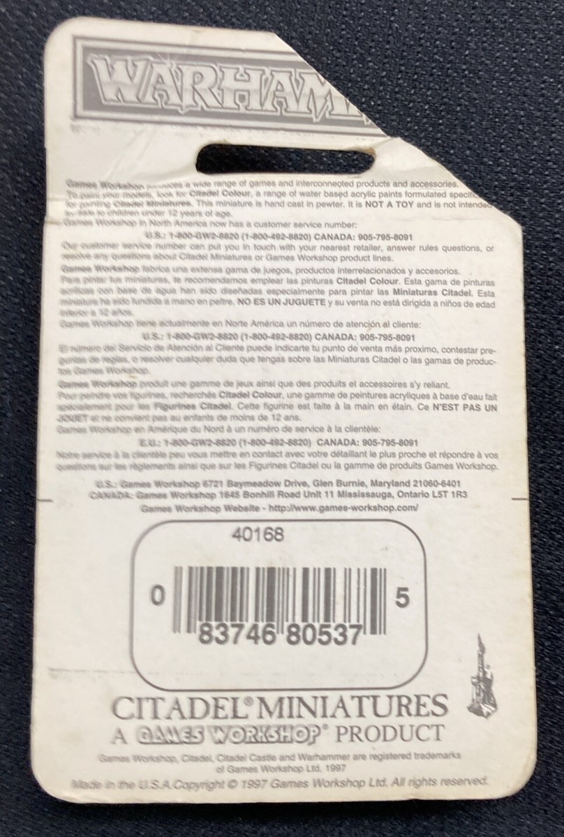 Warhammer Fantasy Chaos Dechala - The Denied One 8537H NIB Metal
